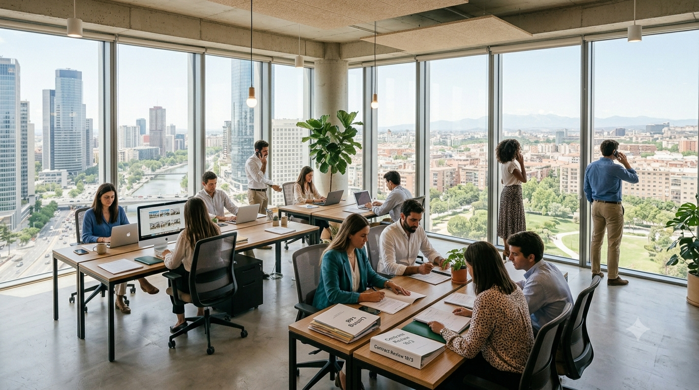 Oficina inmobiliaria productiva